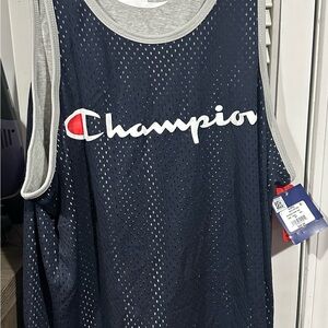 Champion reversible Navy Mesh Tank Top